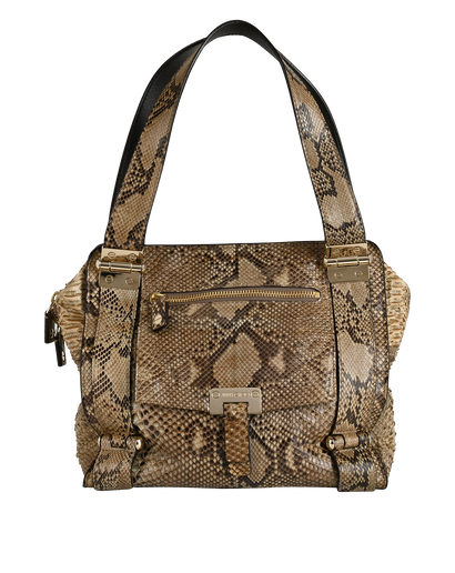Shoulder Bag, £180, Handbags, Beige, Leather, Front view